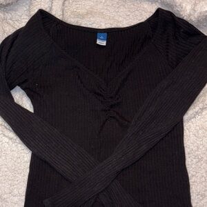 Old Navy Black Ribbed Top